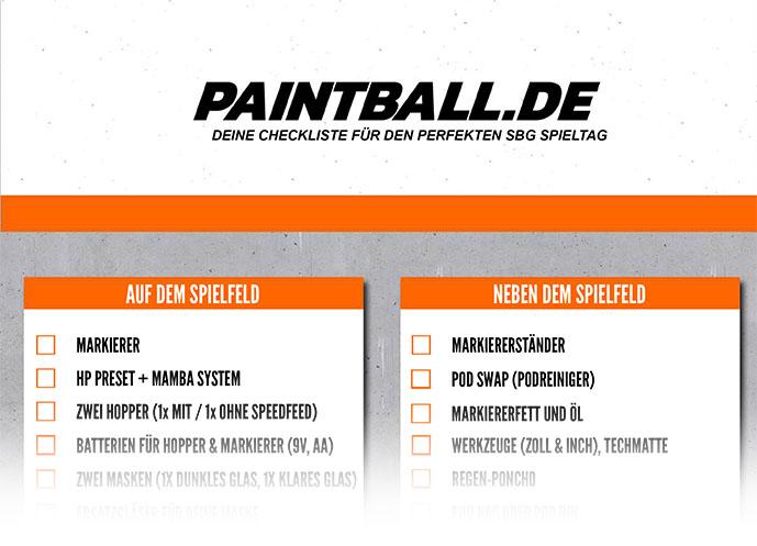 Paintball.de SBG Checkliste